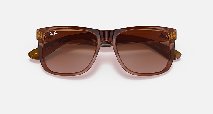 JUSTIN CLASSIC Sunglasses in Transparent Light Brown and Brown (51