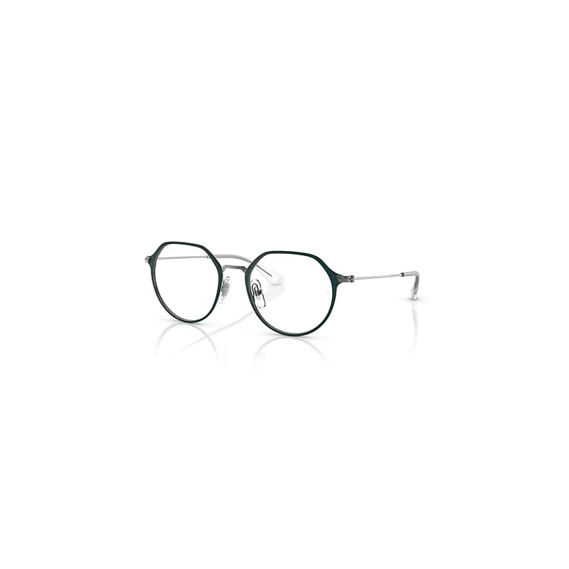 Ray-Ban Eyeglasses Kids Jack Optics Kids - Gunmetal Frame Clear Lenses Polarized 47-18, RY1058 - Image 1