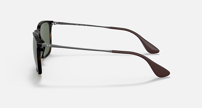 CHRIS Sunglasses in Light Havana and Dark Green - RB4187 | Ray-Ban® US