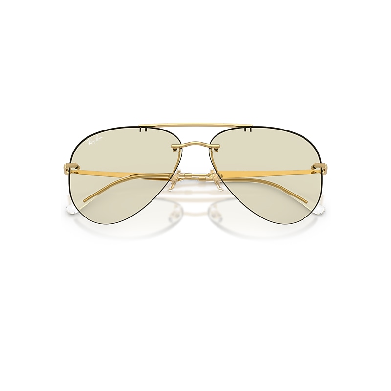 Ray-Ban Rb3791 Transitions ® Color Touch ™ Lenses Sunglasses Arista Frame Yellow Lenses 59-14