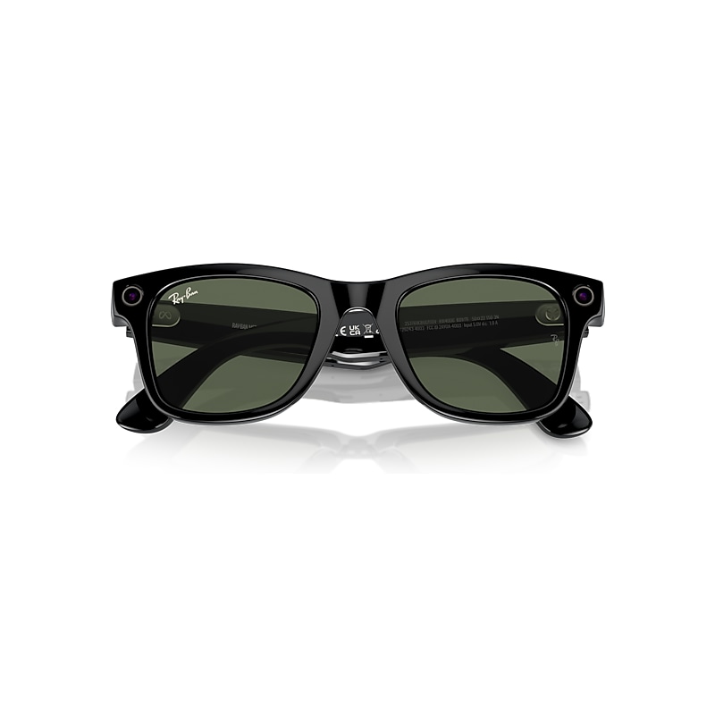 Ray-Ban Meta RW4006 Wayfarer 601/71 Men's Sunglasses Black Size 50