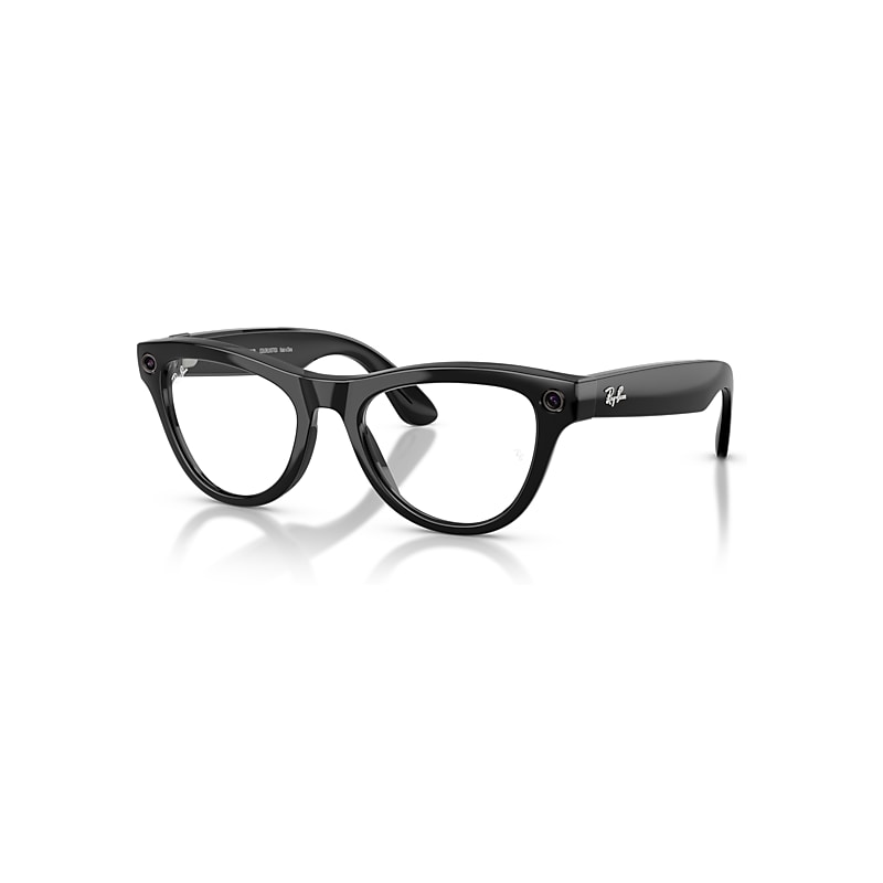 Ray-Ban Meta Schwarz rahmen Violett glas AI Glasses