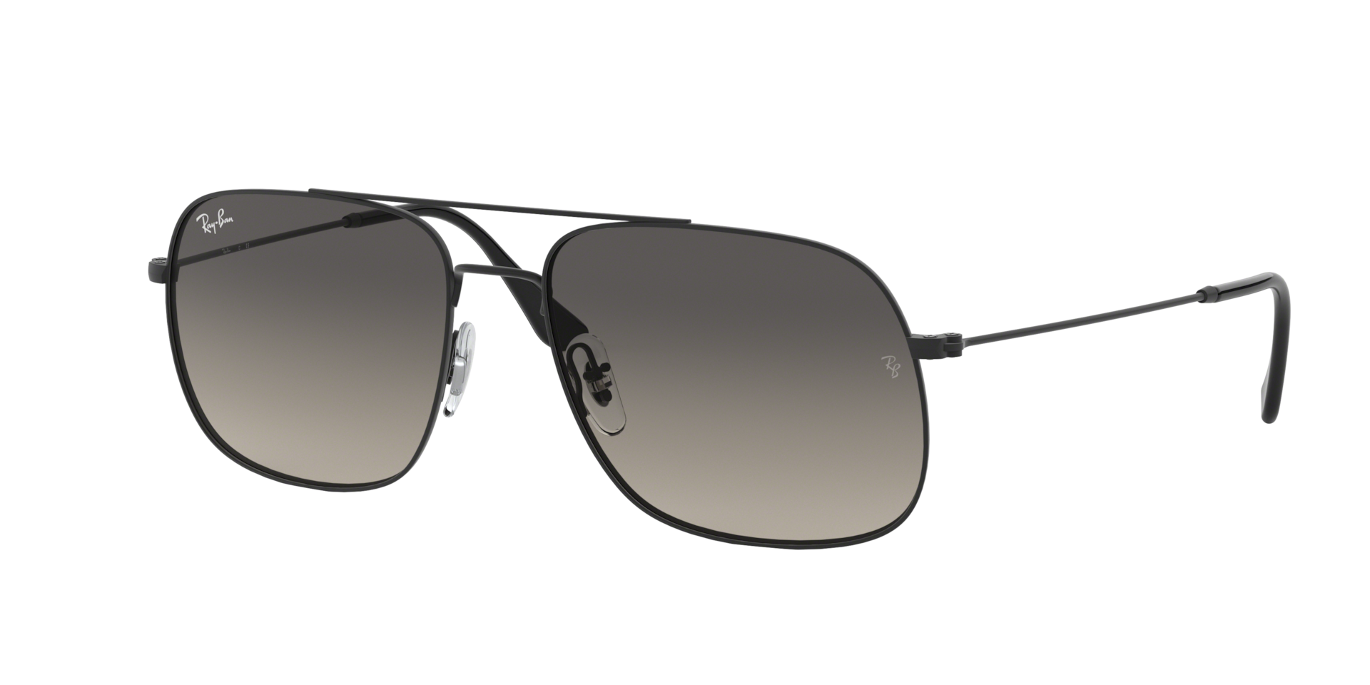 Ray-Ban Andrea Lunettes De Soleil - Monture Noir Verres Gris 59-17 73 €