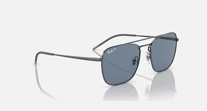 小物 Ray-Ban RB3588 Polarized Sunglasses Y2K RB3588 Polarized Sunglasses in Gunmetal and Dark Blue Polarized