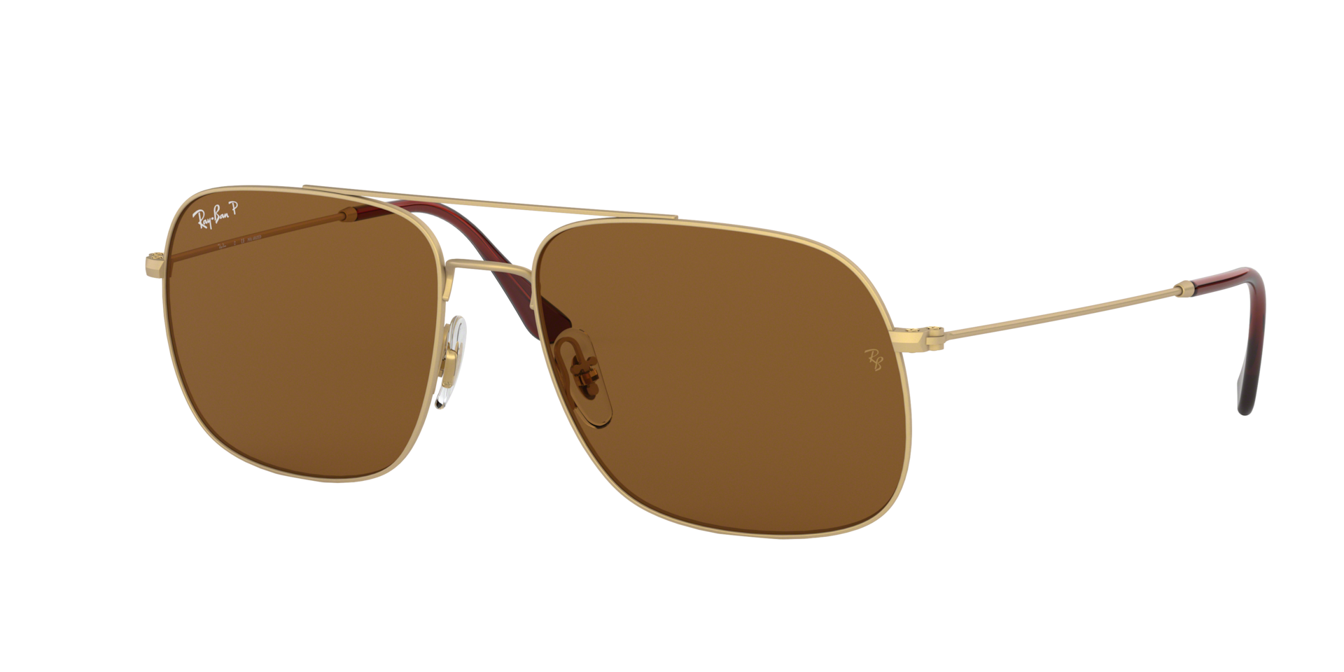 Ray-Ban Andrea Lunettes De Soleil - Monture Or Verres Brun 59-17 polariss 83 €