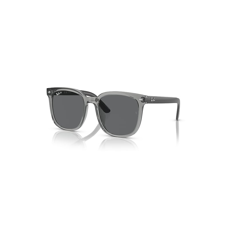 Ray - Ban Unisex Grey Ray - Ban Rb4401d 659981 Sunglasses Injected Squared Polarized - Image 4