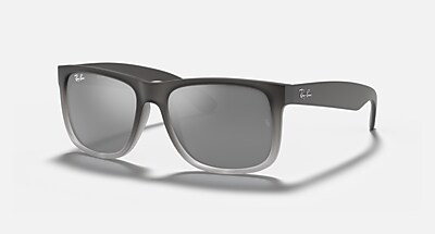 JUSTIN CLASSIC Sunglasses in Rubber Black and Blue Polarized