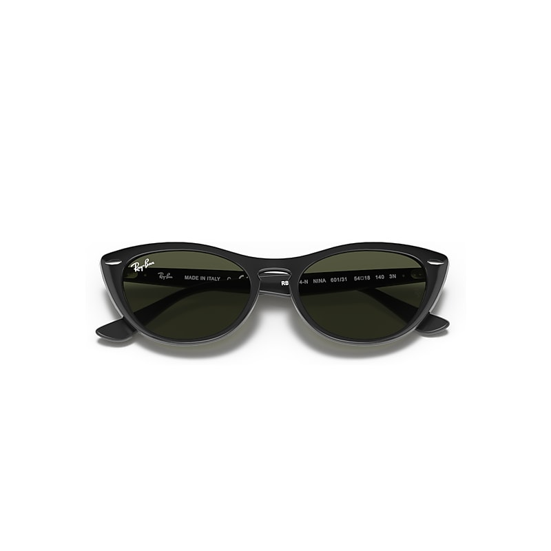 NINA Sunglasses in Black and G-15 Green - RB4314N | Ray-Ban® US