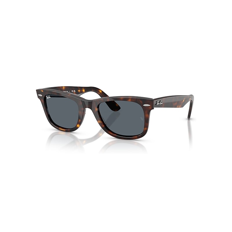 Ray-Ban Sunglasses Unisex Original Wayfarer Classic - Havana Frame Blue Lenses 52-22