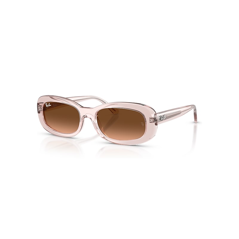Ray-Ban Rb2221 Gafas De Sol Rosa Transparente Montura Rosa Lentes 53-18