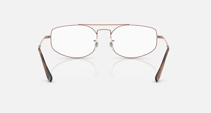 EXPLORER V OPTICS メガネ カッパー と クリア (58-17) - RB6545