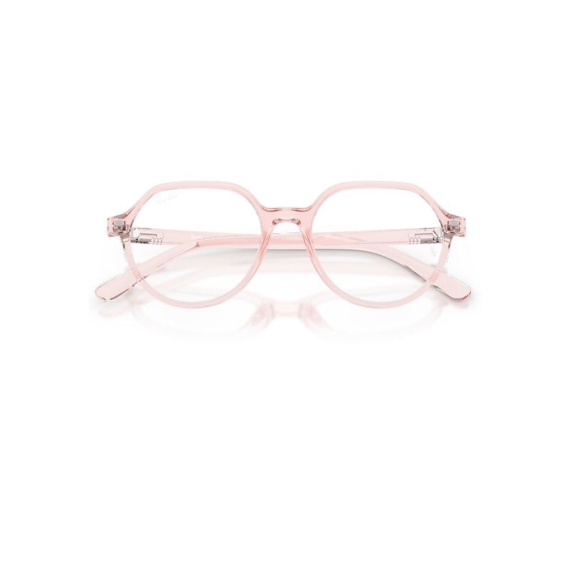 Ray-Ban Thalia Optics Kids Optical Transparent Pink Frame Transparent Lenses Polarized 47-16