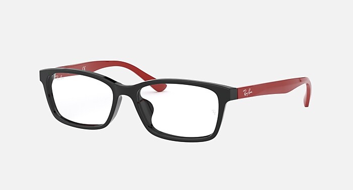 RB5318D Polarized Eyeglasses with Black and Clear (55-16