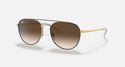 RB3589 Sunglasses in Black On Gold and Grey (55-18) - RB3589 | Ray