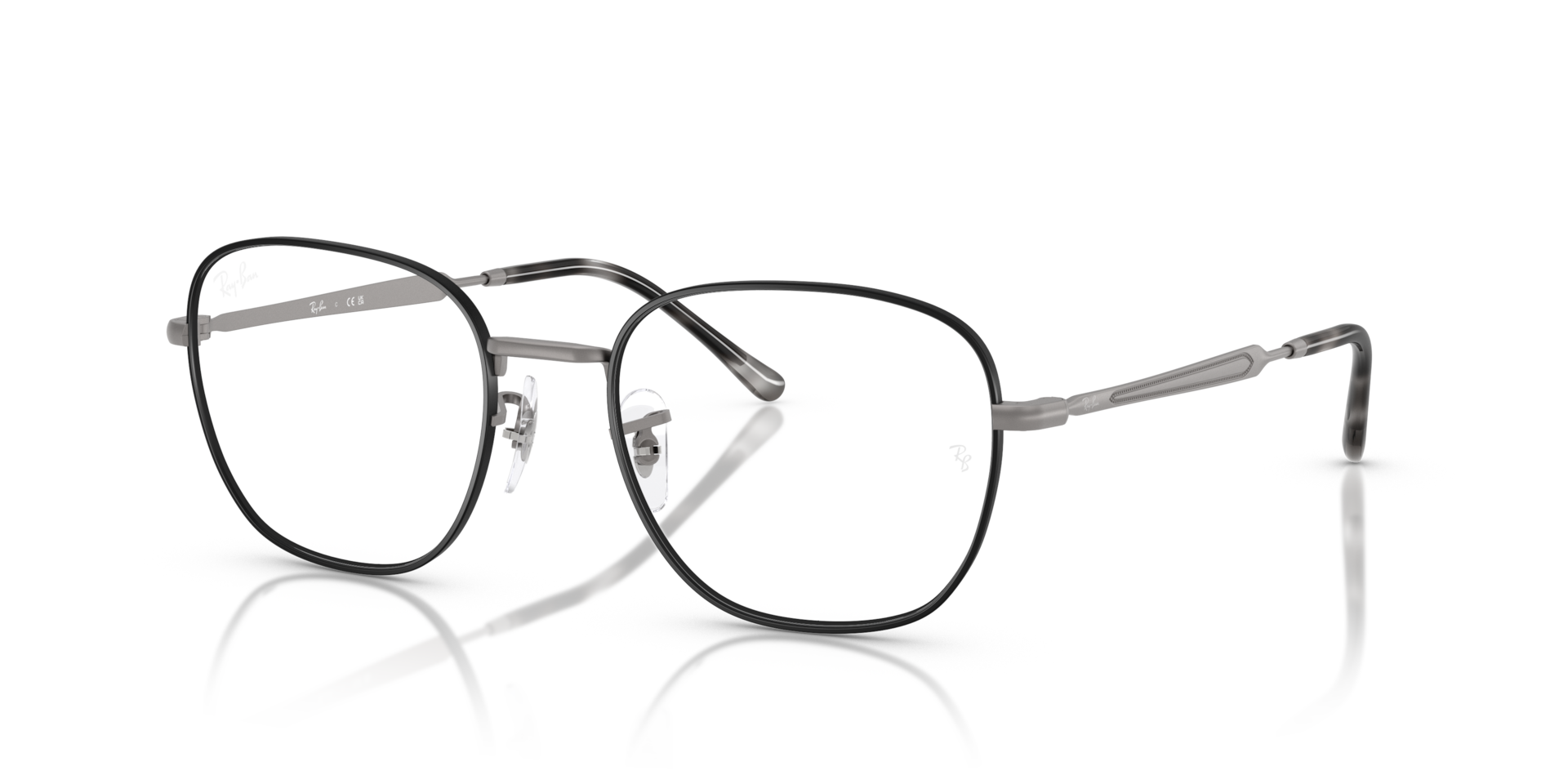 RB6534 OPTICS Eyeglasses with Matte Black On Matte Gunmetal and