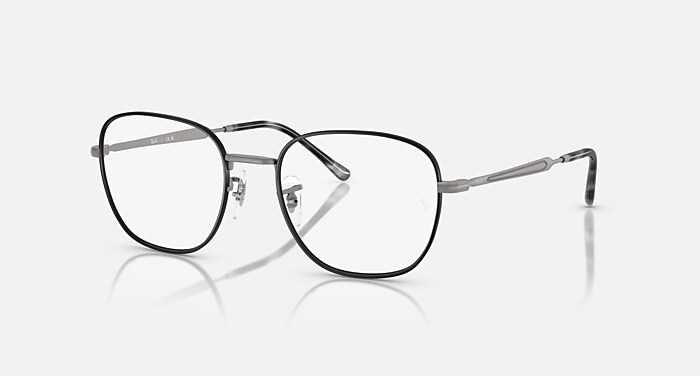 RB6534 OPTICS Eyeglasses with Matte Black On Matte Gunmetal Frame