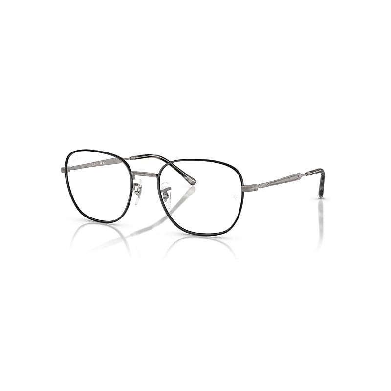 Ray-Ban Eyeglasses Unisex Rb6534 Optics - Matte Gunmetal Frame Clear Lenses Polarized 51-19