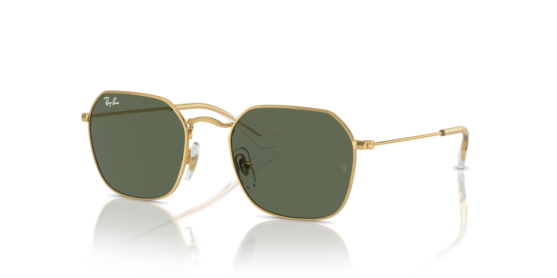 Ray-Ban Rb9594s Kids Lunettes De Soleil - Monture Dor Arista Verres Vert 49-19 85 €