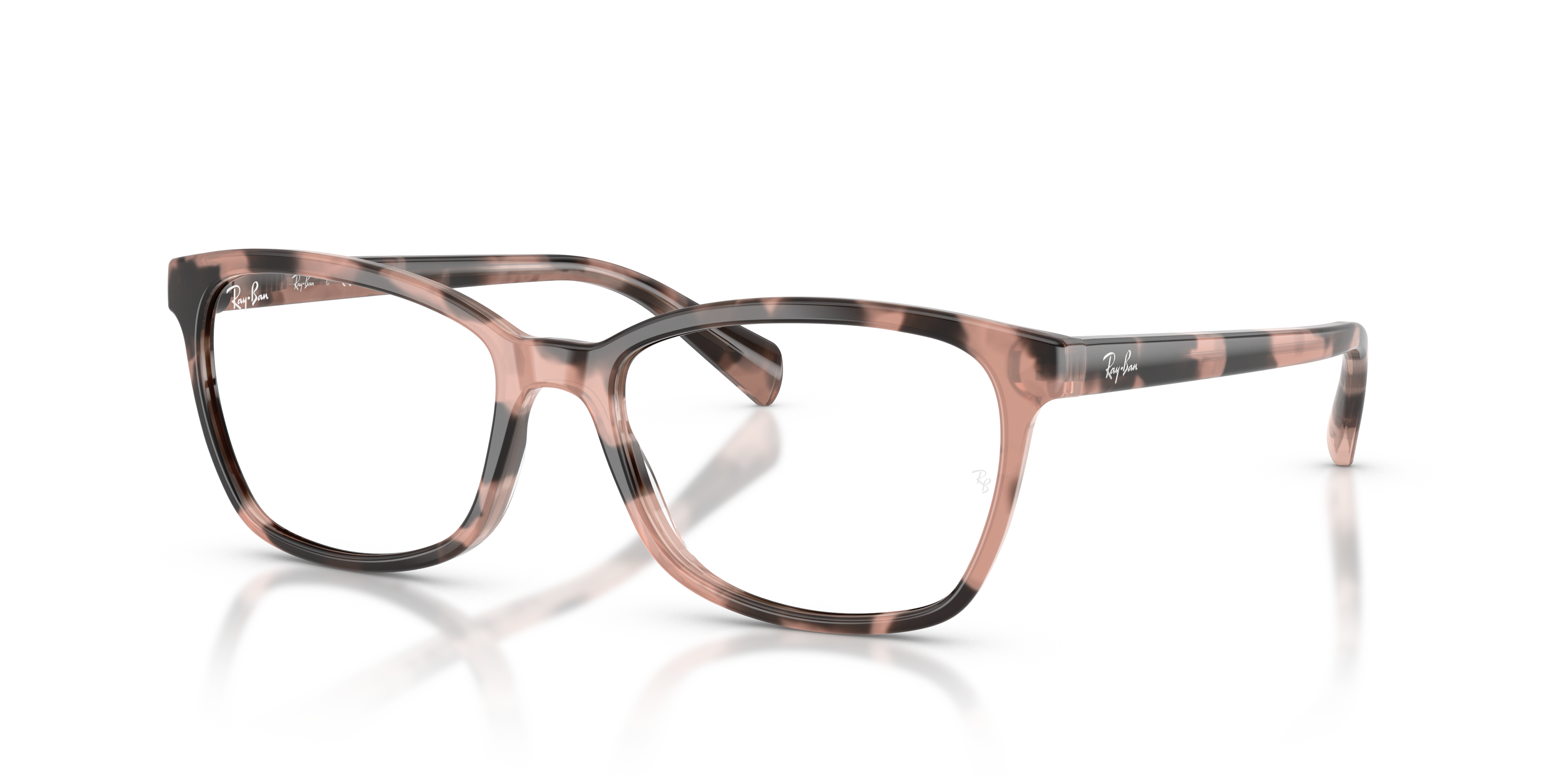 RB5362 OPTICS Eyeglasses with Opal Pink Havana Frame - RB5362