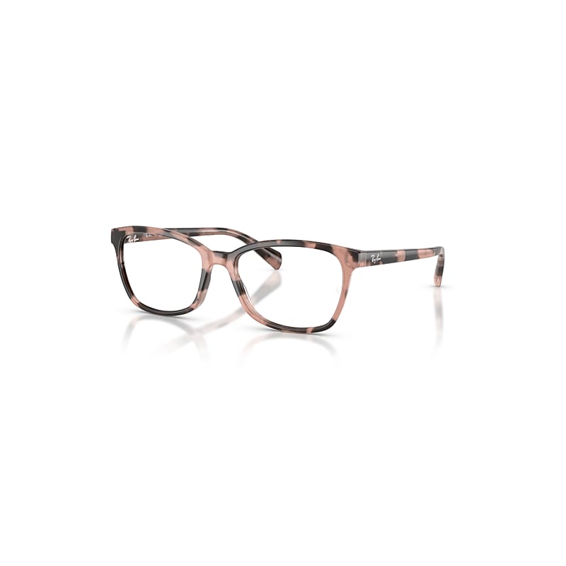 Ray-Ban  Optics - Monture Havana Rose Opale Verres Incolore 54-17 Polarisés, RB5362