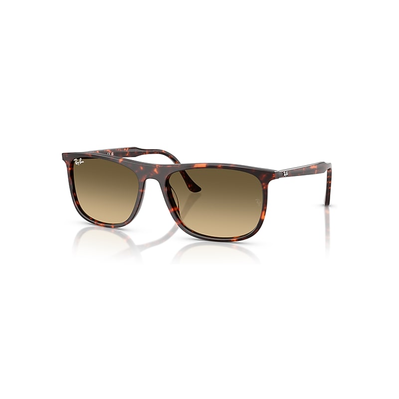 Ray-Ban Sunglasses   - Havana Red Tortoiseshell Frame Brown Lenses 61-18, RB2216