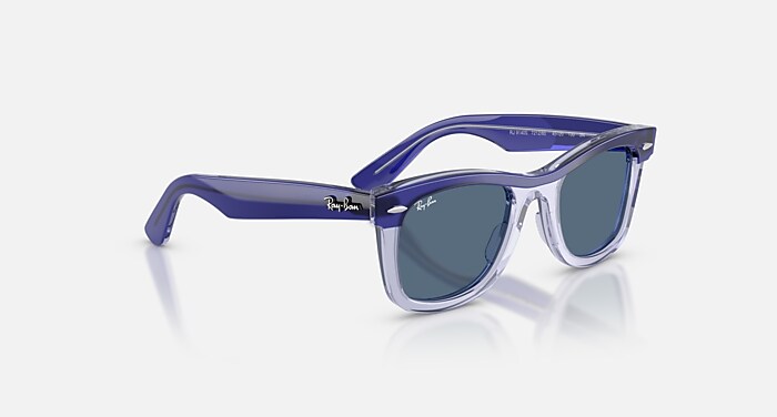 MINI STREET NEAT Sunglasses in Blue Transparent and Dark Blue (45