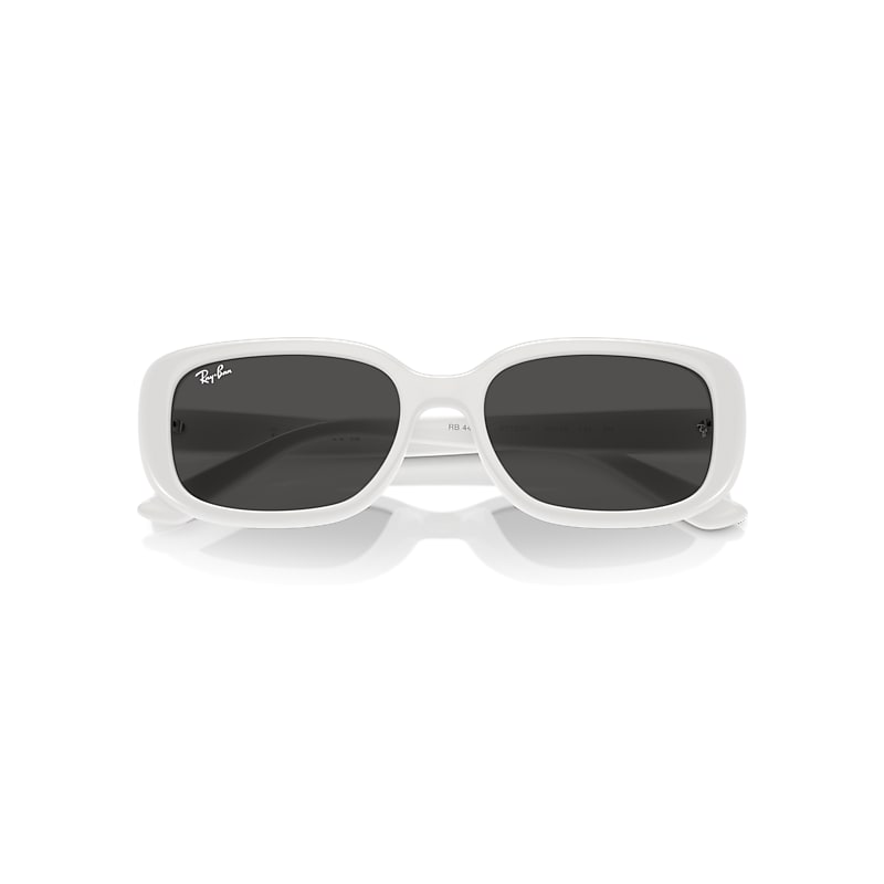 RB4421D BIO-BASED Sunglasses in White and Dark Grey (56-18
