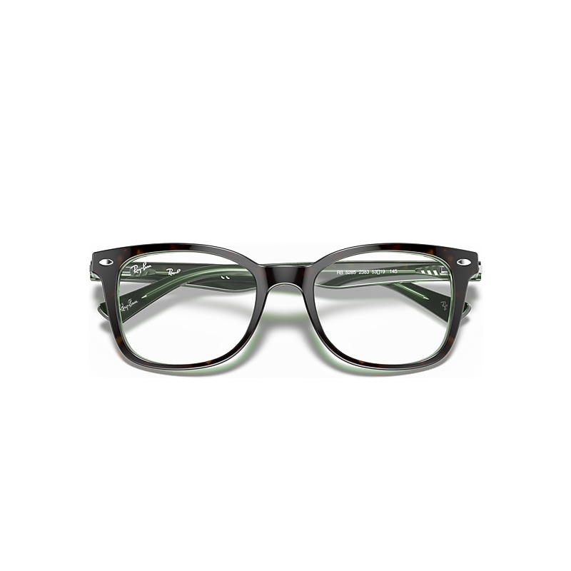 Ray-Ban Rb5285 Optics Optical Tortoise Frame Clear Lenses Polarized 53-19