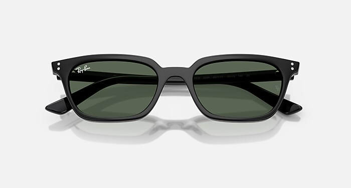 ZAYA BIO-BASED Sunglasses in Black and Dark Green (50-19) - RB4456