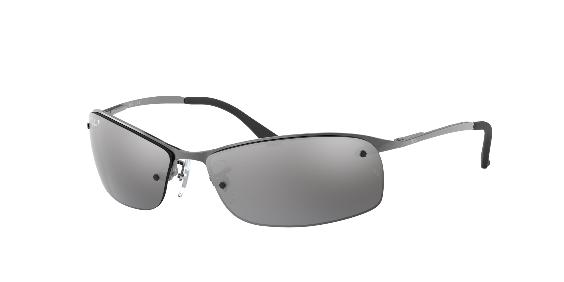 Ray-Ban 偏光サングラス RB3183 RB3183 Sunglasses in Gunmetal and Silver Polarized - RB3183 | Ray
