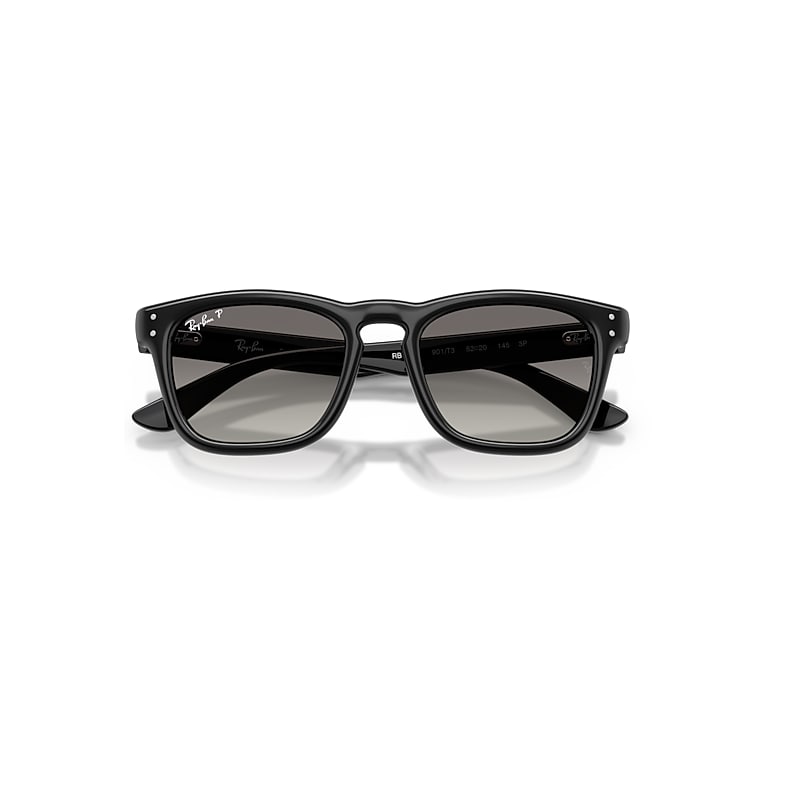 Ray-Ban Rb2238 Sunglasses Black Frame Grey Lenses Polarized 52-20