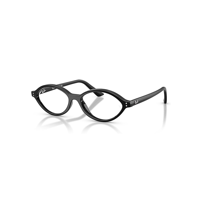 Ray-Ban Romy Optics Bio-Based - Monture Noir Verres Incolore 52-16 Polarisés, RB7265
