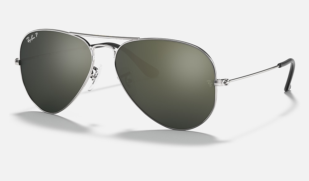美品 Ray-Ban レイバン サングラス AVIATOR RB3025 レイバン公式ストア】 Ray-Ban® AVIATOR MIRROR サングラス | シルバー