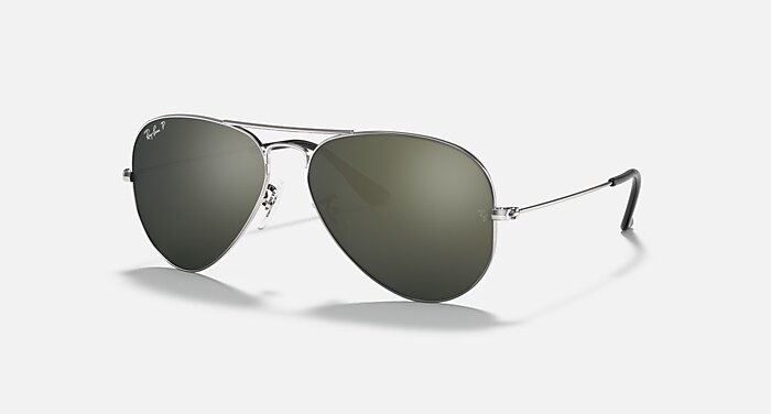 レイバン公式ストア】 Ray-Ban® AVIATOR MIRROR サングラス | シルバー