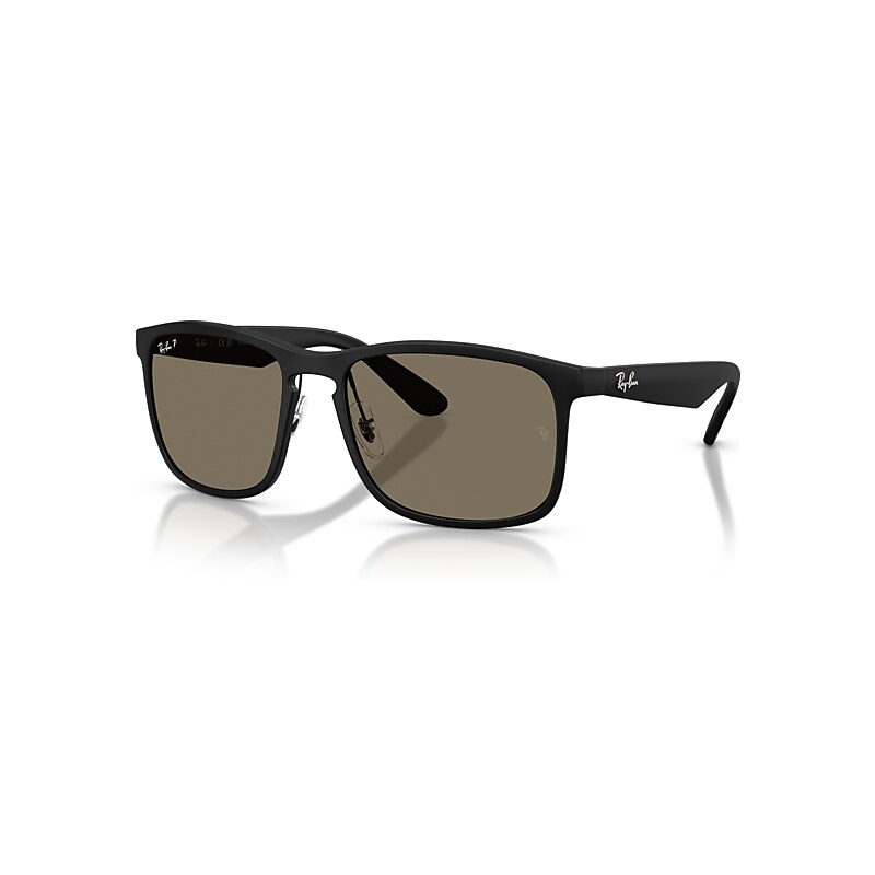 Ray-Ban Man Sunglass RB4264 Polarized+ Lenses - Frame color: Matte Black, Lens color: Grey Polarised+ - Image 5