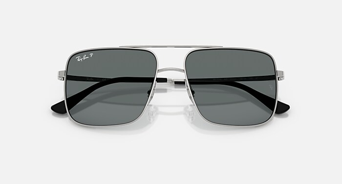 レイバン公式ストア】 Ray-Ban® ARI BIO-BASED サングラス | シルバー 