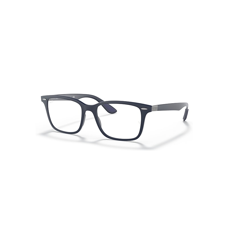 Ray-Ban Eyeglasses   Optics - Blue Frame Clear Lenses 53-18, RB7144