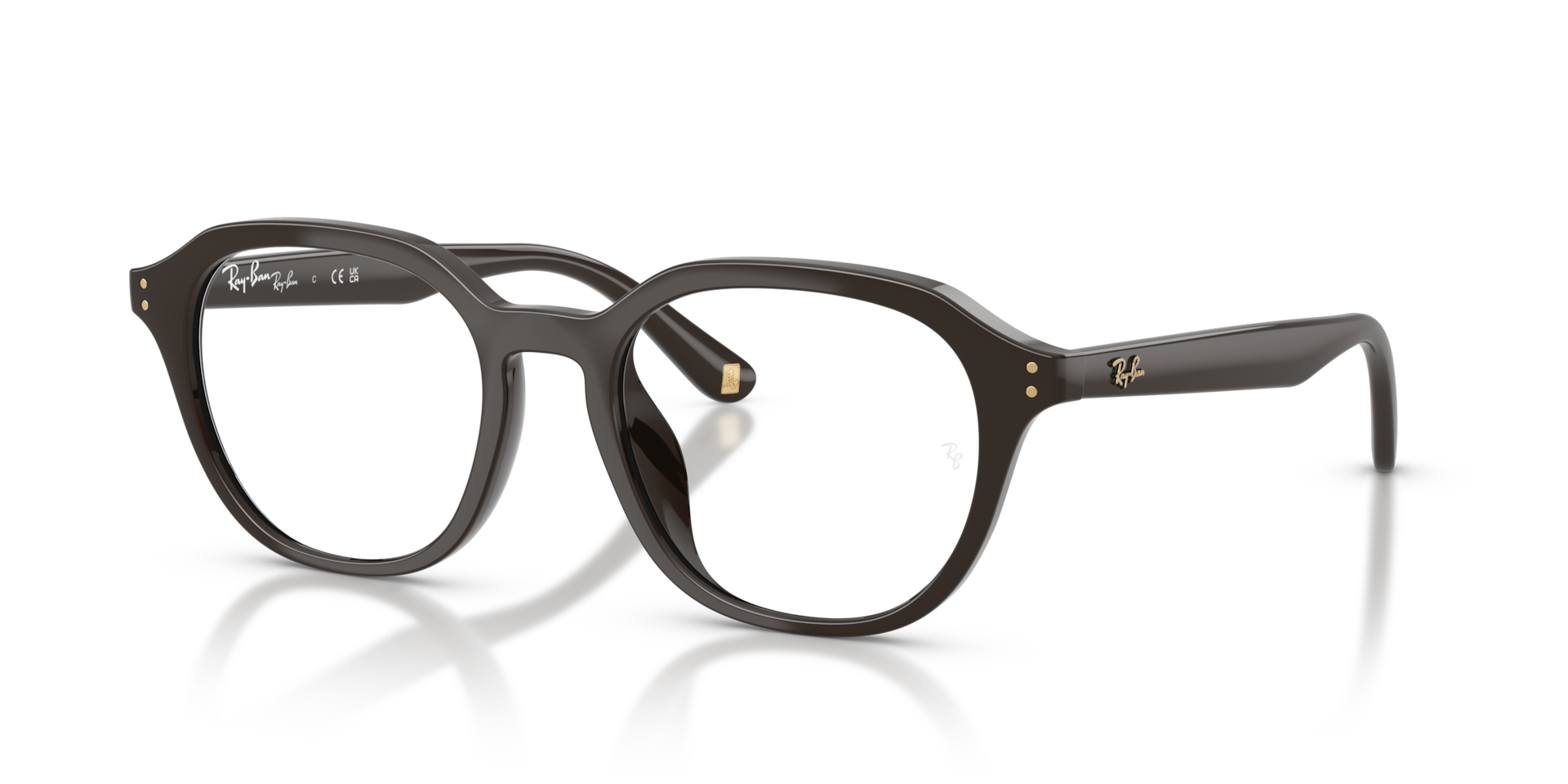 Ray-Ban Rb7259d Optics Year Of The Horse Edition - Monture Marron Fonc Intgral Verres Verres De Dmonstration 52-19 polariss 137 €