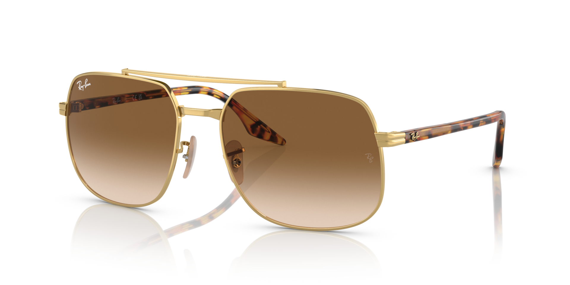RB3699 Sunglasses in Arista Gold and Brown (56-18) - RB3699 | Ray