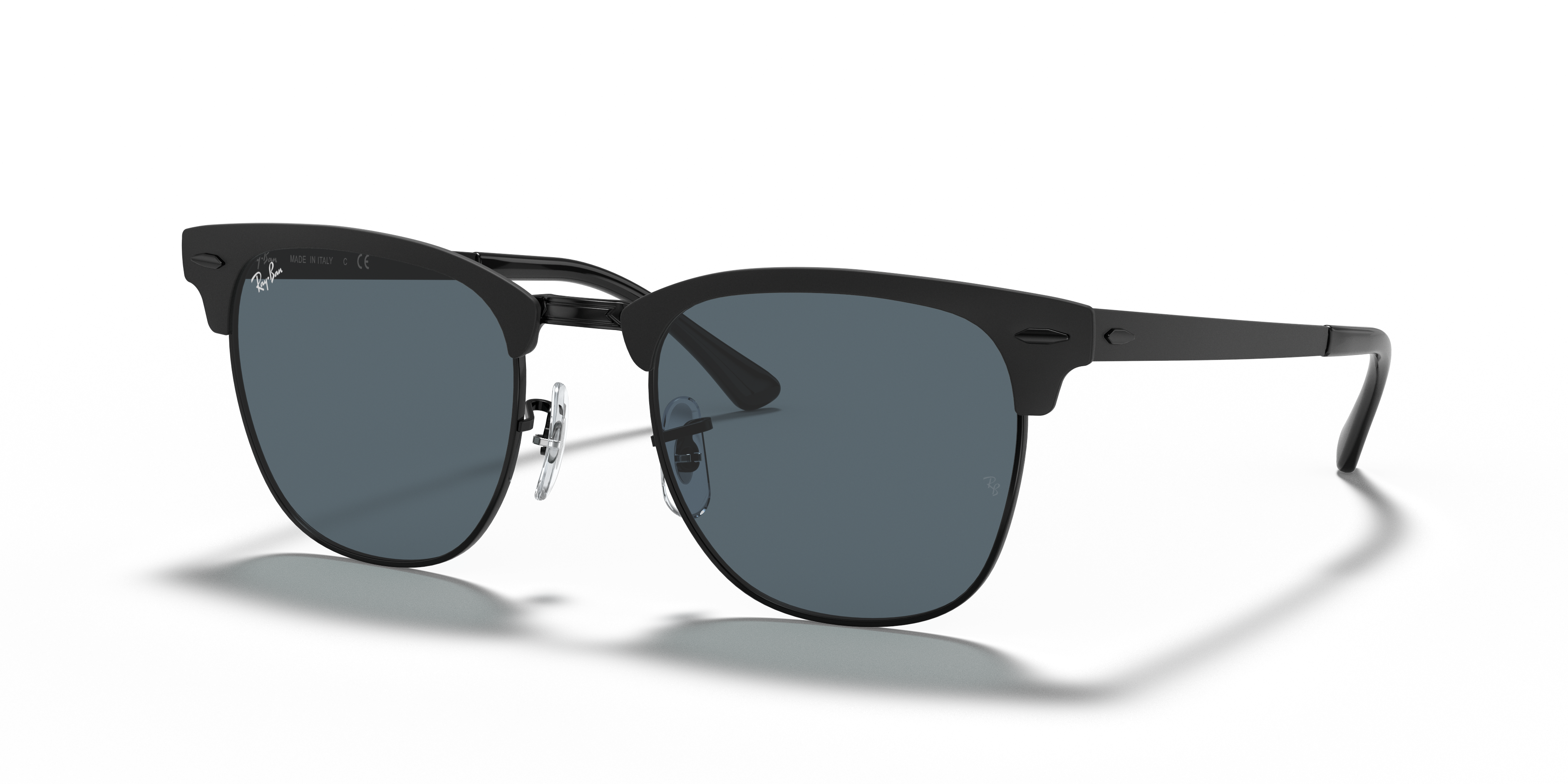CLUBMASTER METAL Sunglasses in Black and Blue - RB3716 | Ray-Ban® US