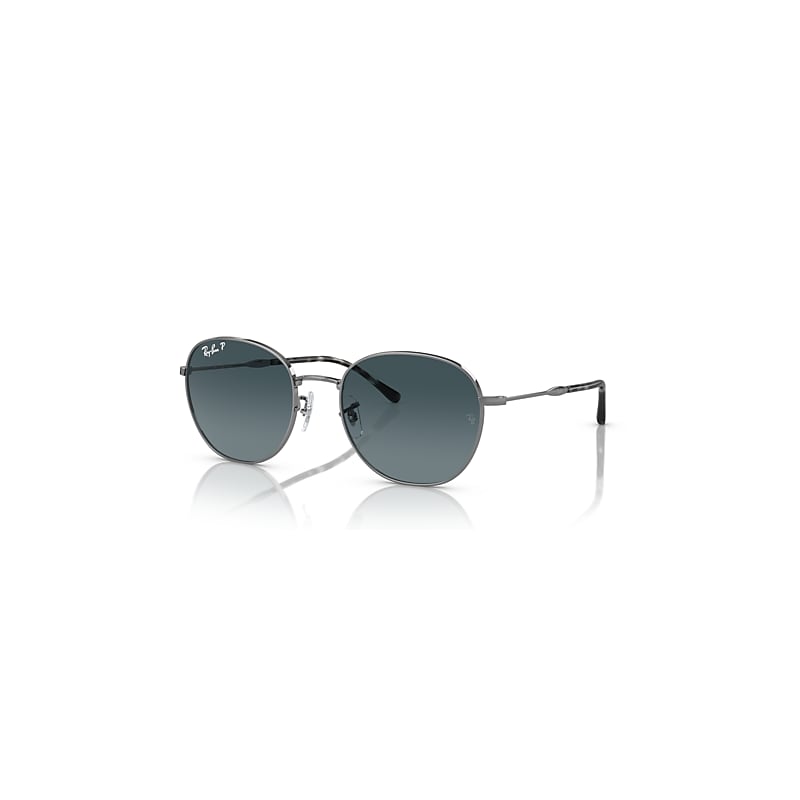 Ray-Ban Sunglasses   - Gunmetal Frame Blue Lenses Polarized 55-20, RB3809