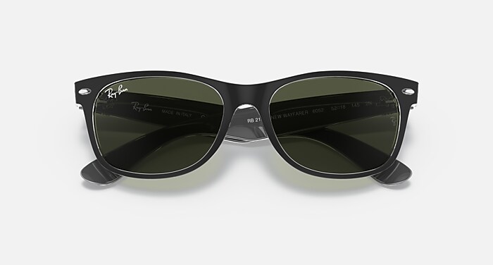 NEW WAYFARER COLOR MIX Sunglasses in Black On Transparent and G-15