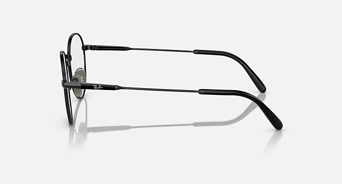DAVID TITANIUM OPTICS Eyeglasses with Black and Clear (51-20