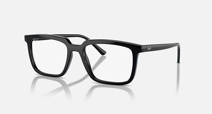 ALAIN OPTICS メガネ ブラック と クリア (54-18) - RB7239F