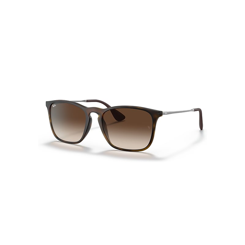 Ray-Ban Chris Sunglasses Rubber Havana RB4187 856/13 - Image 9