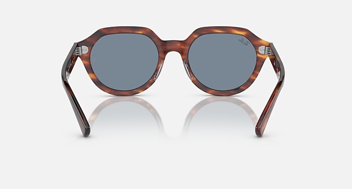 GINA Sunglasses in Striped Havana and Blue - RB4399 | Ray-Ban® US