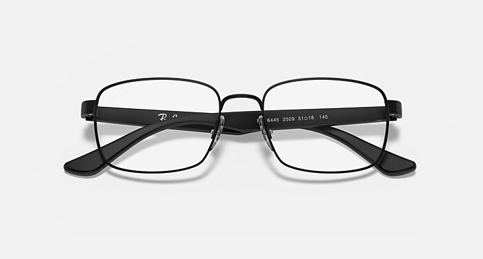 RB6445 OPTICS Eyeglasses with Black and Clear (51-18) - RB6445