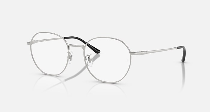 RB8778D TITANIUM OPTICS メガネ シルバー と クリア (52-19