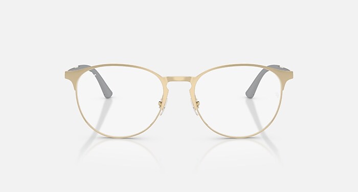 RB6375 OPTICS Eyeglasses with Pale Gold and Clear (53-18) - RB6375