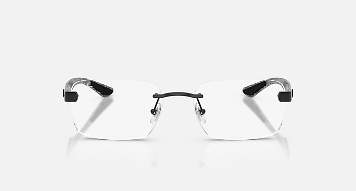 RB8423 OPTICS メガネ ブラック と クリア (56-18) - RB8423